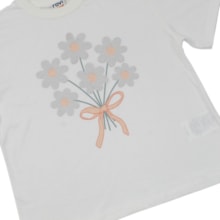 Conjunto Feminino Blusa Estampa Flores e Shorts Moletinho 314593 - Rovitex