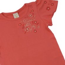 Conjunto Feminino Blusa Estampa Flores e Shorts Saia 37484 - Angerô