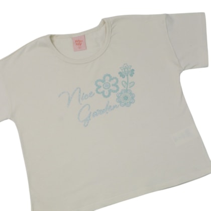 Conjunto Feminino Blusa Estampa Garden e Shorts 46198 - Kely Kety