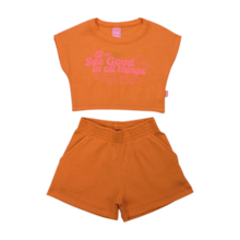 Conjunto Feminino Blusa estampa Trings e Shorts Canelado 57061 - Kamylus 