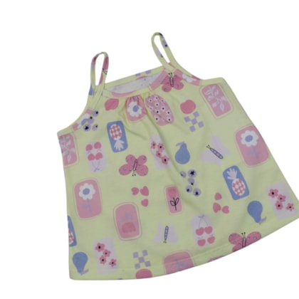 Conjunto Feminino Blusa Estampada e Shorts 27223 - Brandili