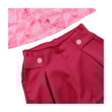 Conjunto Feminino Blusa Estampada e Shorts 8328 - Pokotinha 