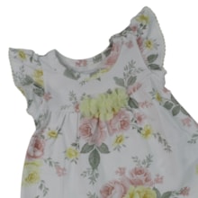 Conjunto Feminino Blusa Estampada Flores e Shorts 2001842 - Milon