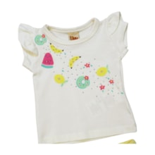 Conjunto Feminino Blusa Estampada Frutas e Shorts 9232 - Livy     