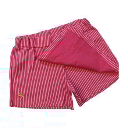 Conjunto Feminino Blusa Estampada Jardim e Shorts Saia 9264 - Livy 