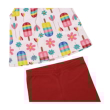 Conjunto Feminino Blusa Estampada Picolé e Bermuda 1001249 - Kyly