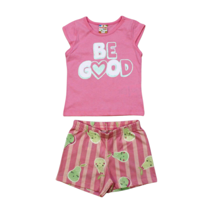 Conjunto Feminino Blusa Good e Shorts Sortido 26303 - Brandili 