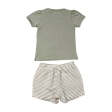 Conjunto Feminino Blusa More e Shorts Saia Moletinho 11993 - Tiny Joy  