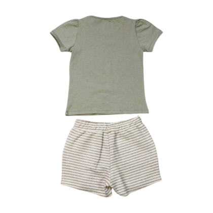 Conjunto Feminino Blusa More e Shorts Saia Moletinho 11993 - Tiny Joy  