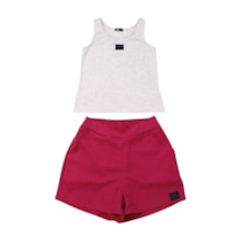 Conjunto Feminino Blusa Regata e Shorts Crepe - 61762 - Soda