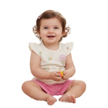 Conjunto Feminino Blusa Sorvete e Shorts Moletinho - 27389 - Brandili