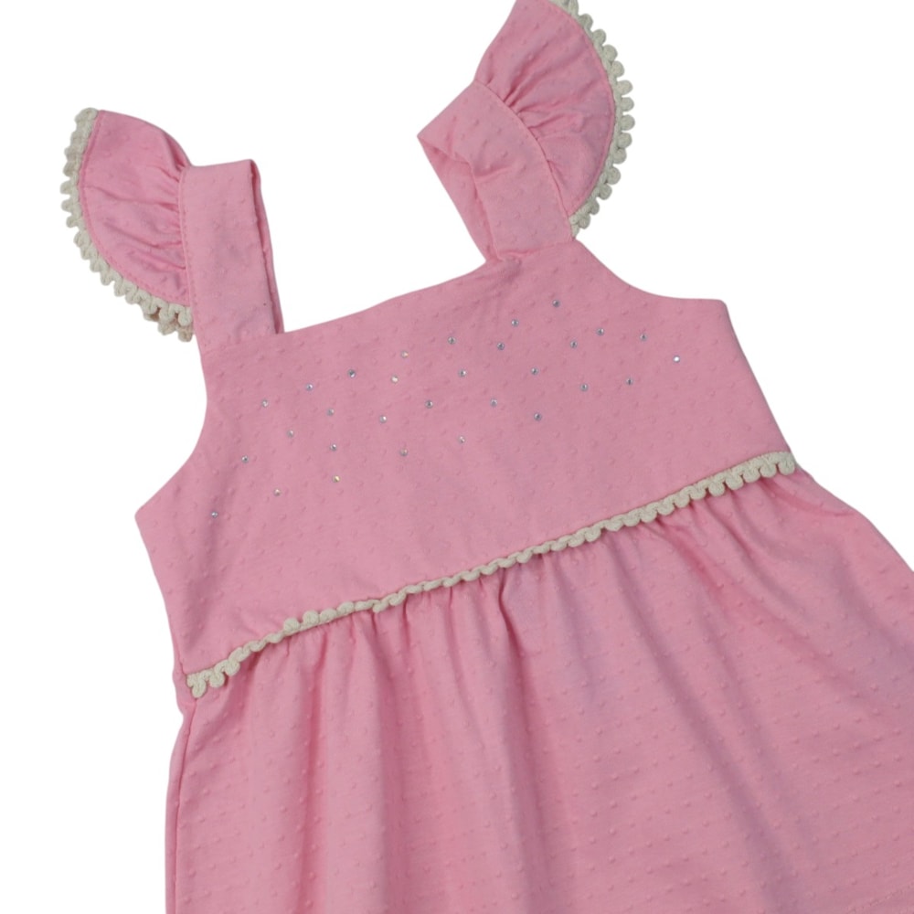 Conjunto Feminino Blusa Strass e Shorts A5353  - Alakazoo