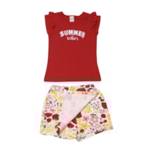 Conjunto Feminino Blusa Summer e Shorts 17230 - Boca Grande