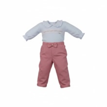 Conjunto Feminino Body Bordado e Calça 22100058 - Aconchego do Bebê