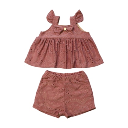 Conjunto Feminino Lesi com Laço 8250 - Pokotinha 