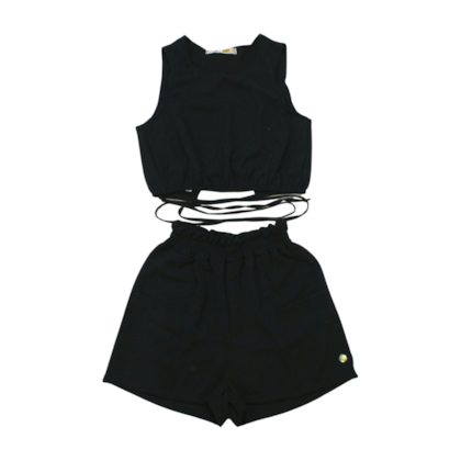 Conjunto Feminino Tecido Blusa e Shorts 23341 - Modme 