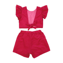 Conjunto Feminino Tecido Blusa e Shorts Bordado 7383 - Pokotinha 