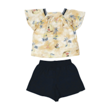 Conjunto Feminino Tecido Estampado com Retilénea 39956 - Alakazoo