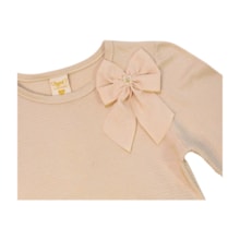 Conjunto Longo Blusa Balone Aplique Laço e Calça 37357 - Angerô