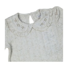 Conjunto Longo Blusa com Linho e Shorts Saia A8123 - Alakazoo