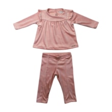 Conjunto Longo Blusa com Strass e Legging A8101 - Alakazoo