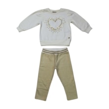 Conjunto Longo Blusa Coração e Legging 2000765 - Milon