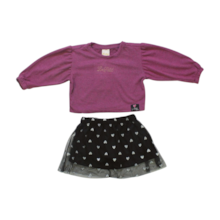 Conjunto Longo Blusa Strass e Saia Tule - 1474 - Le Petit