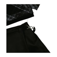 Conjunto Longo Blusa Xadrez e Shorts Saia 26390 - Two Colors