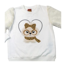 Conjunto Longo Blusão e Legging Estampada Corações 1001536 - Kyly