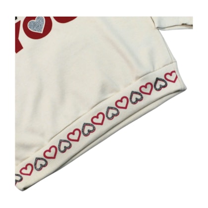 Conjunto Longo Blusão Estampa Forever e Legging 1001556 - Kyly
