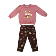 Conjunto Longo Blusão Estampa Raposa e Legging 12860 - Boca Grande