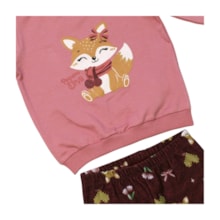 Conjunto Longo Blusão Estampa Raposa e Legging 12860 - Boca Grande