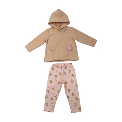 Conjunto Longo Blusão Soft Laço e Legging 37343 - Angerô