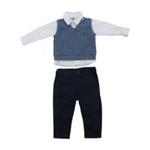 Conjunto Longo Camisa Calça Sarja 22800004 - Aconchego do Bebê