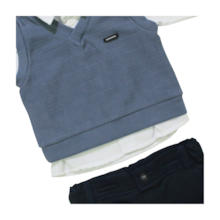Conjunto Longo Camisa Calça Sarja 22800004 - Aconchego do Bebê