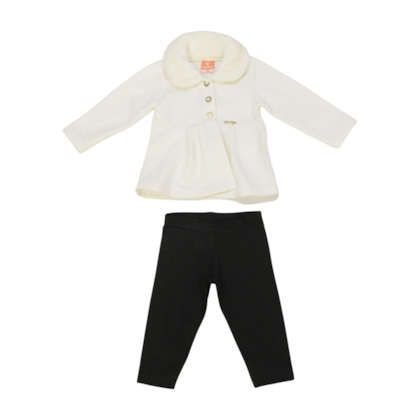 Conjunto Longo Casaco Pelúcia e Legging 16601 - Teddy 