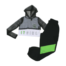 Conjunto Longo Feminino 3 Peças  2561  - Itgirl 