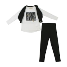 Conjunto Longo Feminino 3 Peças 8415 - Serelepe