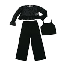 Conjunto Longo Feminino 3 Peças 8591 - Pokotinha