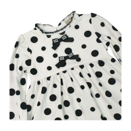 Conjunto Longo Feminino Blusa Bolas e Legging Lisa 2001493 - Milon