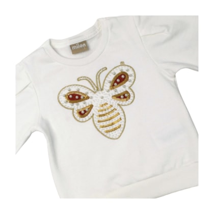 Conjunto Longo Feminino Blusa Borboleta e Legging 2001495 - Milon