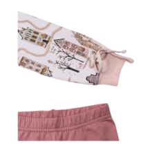 Conjunto Longo Feminino Blusa Casas e Legging 9637 - Livy