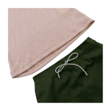 Conjunto Longo Feminino Blusa com Brilho e Shorts Saia 7793 - Pokotinha 