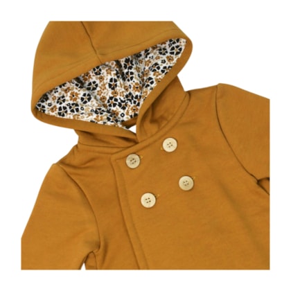 Conjunto Longo Feminino Blusa Com Capuz e Legging Flor 2001500 - Milon