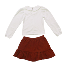 Conjunto Longo Feminino Blusa e Saia Veludo 1469 - Le Petit 