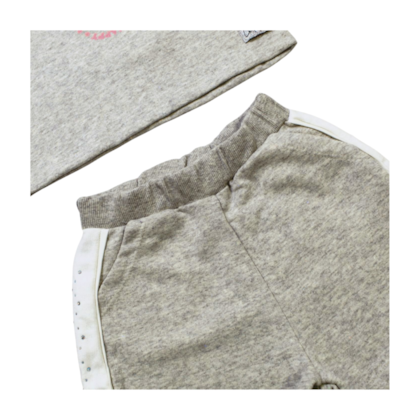 Conjunto Longo Feminino Blusa e Shorts em Moletom - 1523 Tamanho 4 - Le Petit 
