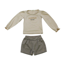 Conjunto Longo Feminino Blusa e Shorts Xadrez 11787 - Tiny Joy 