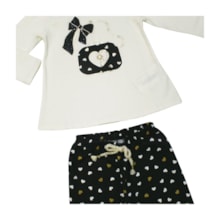 Conjunto Longo Feminino Blusa Estampa Bolsa e Calça 2000761 - Milon