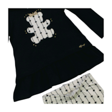 Conjunto Longo Feminino Blusa Estampa Uso e Legging 21598 - Glinny 