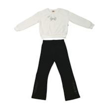 Conjunto Longo Feminino Blusa Laço e Calça Flaire 9620 - Livy